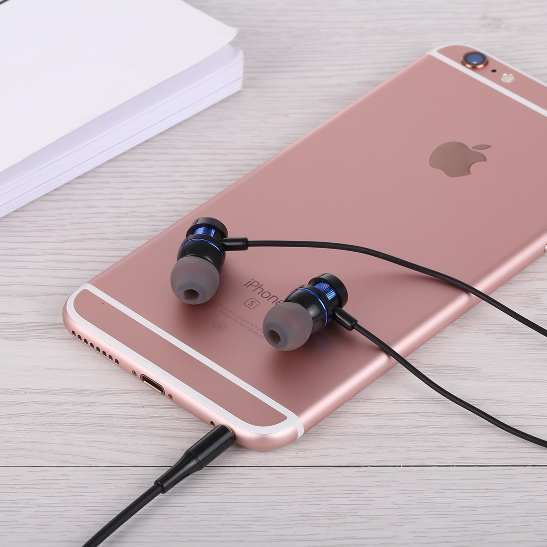 HAWEEL 3,5 mm In-ear hörlurar med Mic