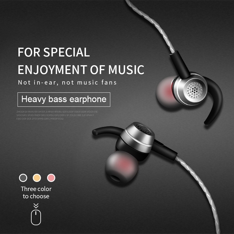 JOYROOM 3,5 mm In-ear hörlurar med Mic