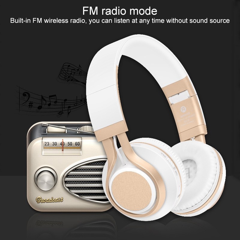 Picun BT-08 Trådlösa Bluetooth hörlurar inbyggd mikrofon