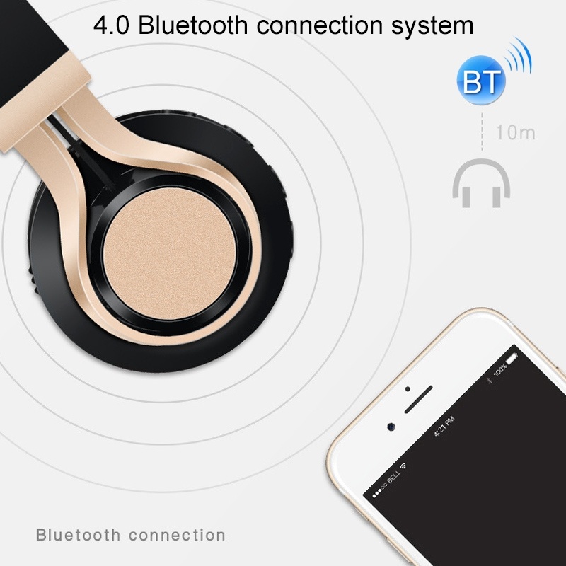 Picun BT-08 Trådlösa Bluetooth hörlurar inbyggd mikrofon