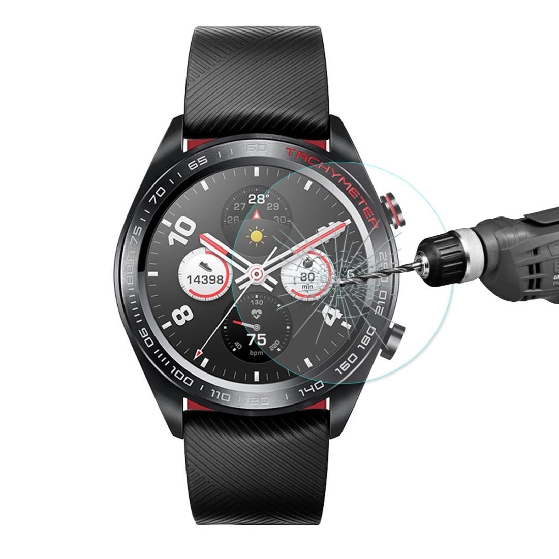 Enkay 2.15D Displayskydd för Huawei Honor Watch Magic - Av härdat glas 9H