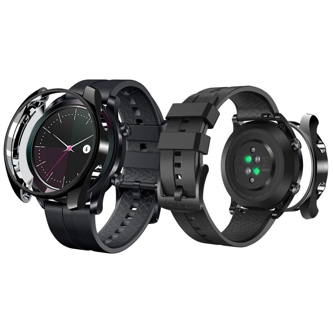 Enkay Displayskydd med Ram för Huawei Watch GT Elegant 42mm - Av härdat glas
