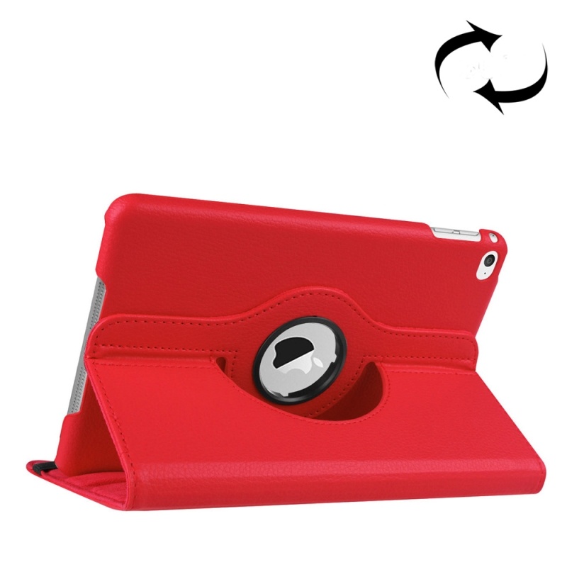 Fodral Röd för iPad mini 4 - Roterbart