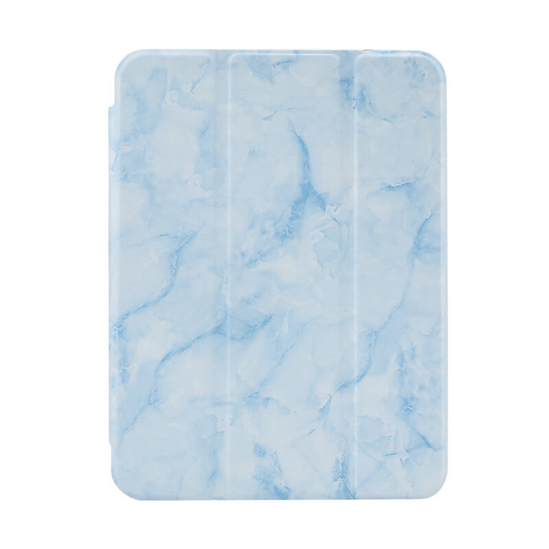 Flipfodral för iPad mini 6 (2021) Sleep/ Wake-up funktion Marmormönster blå