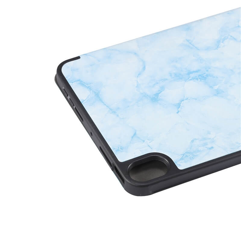 Flipfodral för iPad mini 6 (2021) Sleep/ Wake-up funktion Marmormönster blå