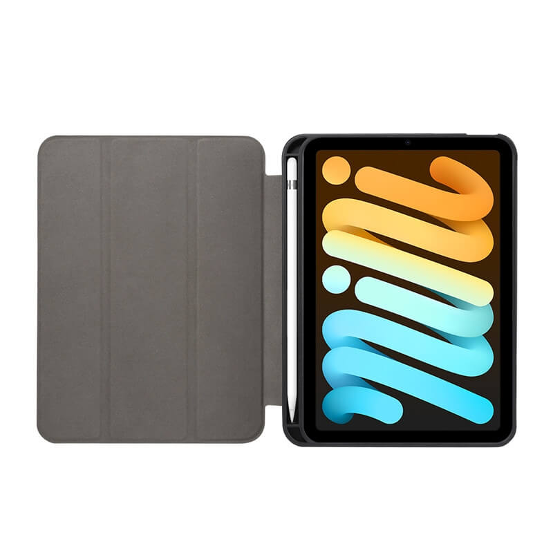 Flipfodral för iPad mini 6 (2021) Sleep/ Wake-up funktion Marmormönster grå