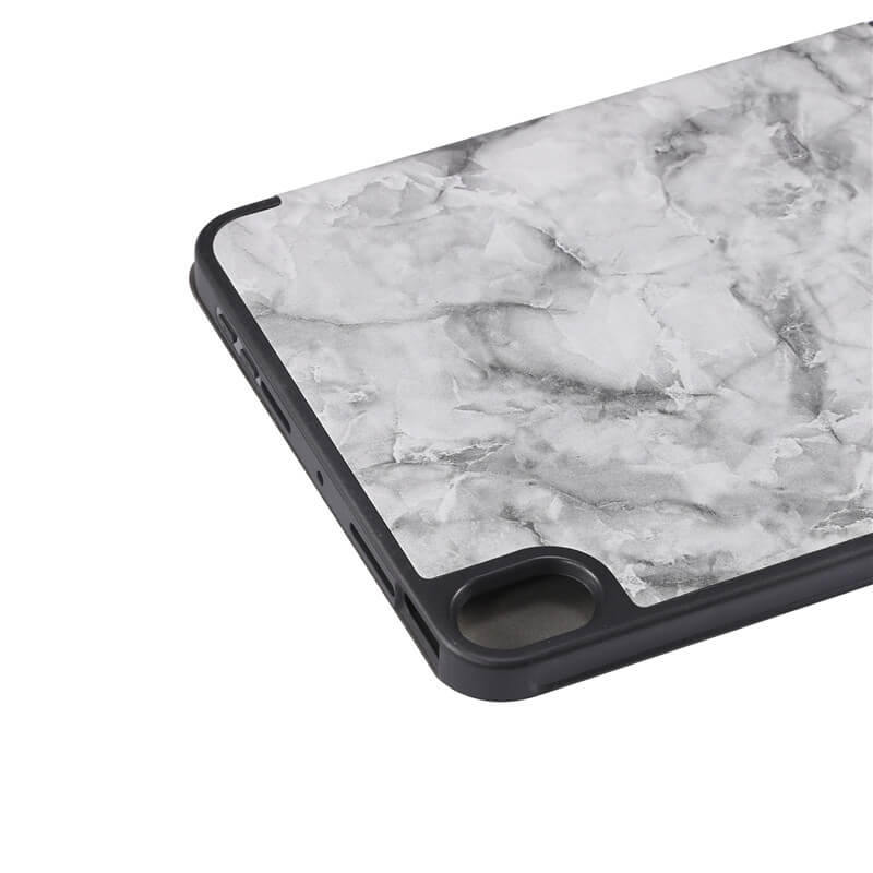 Flipfodral för iPad mini 6 (2021) Sleep/ Wake-up funktion Marmormönster grå