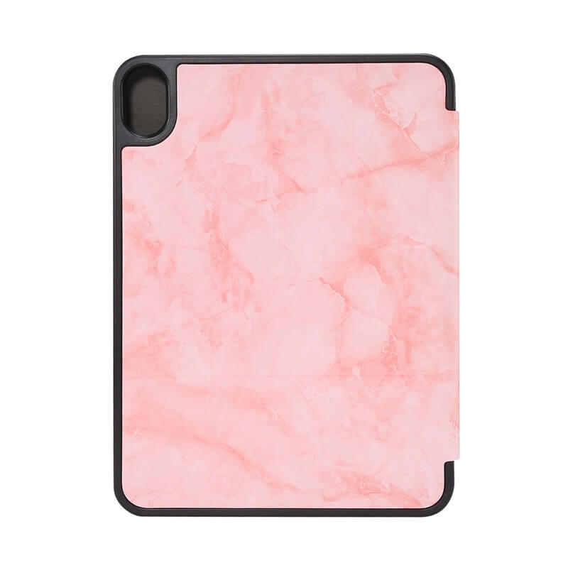  Flipfodral fr iPad mini 6 (2021) Sleep/ Wake-up funktion Marmormnster rosa