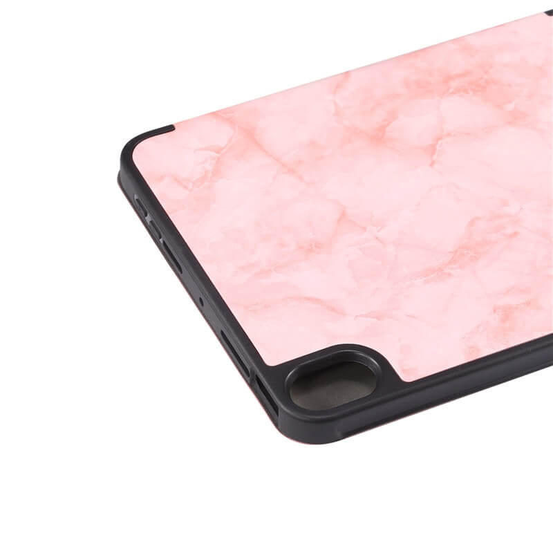  Flipfodral fr iPad mini 6 (2021) Sleep/ Wake-up funktion Marmormnster rosa