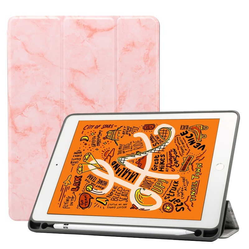  Fodral för iPad Air (2019) - Rosa Marmormönster