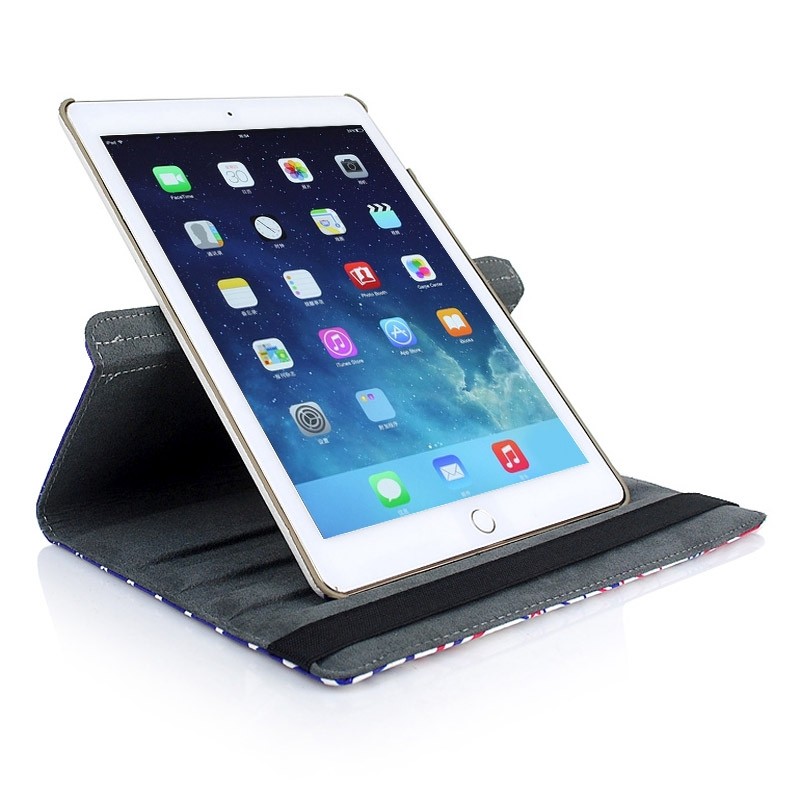 Fodral för iPad Air 2 - Miniflaggor vit, blå & röd
