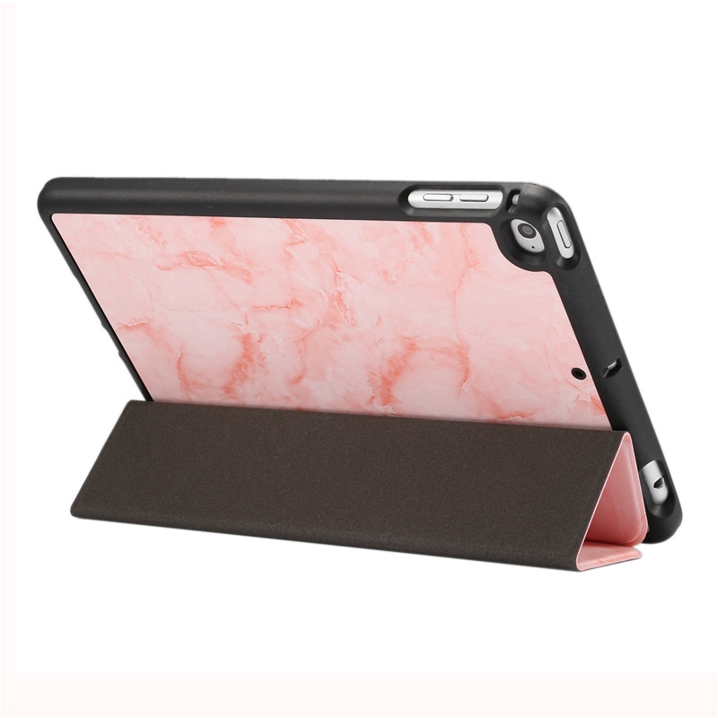 Fodral för iPad Mini 5 (2019) - Rosa Marmormönster