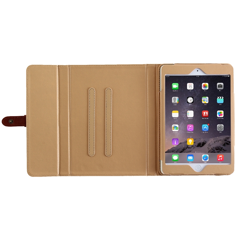  Fodral Kaffefärgad för iPad mini 4 - Brunt bälte
