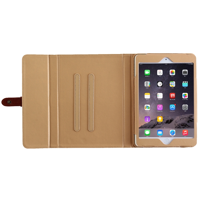 Fodral Kaffefärgad för iPad mini 4 - Brunt bälte