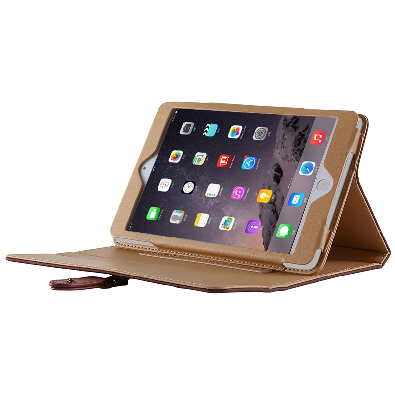 Fodral Kaffefärgad för iPad mini 4 - Brunt bälte