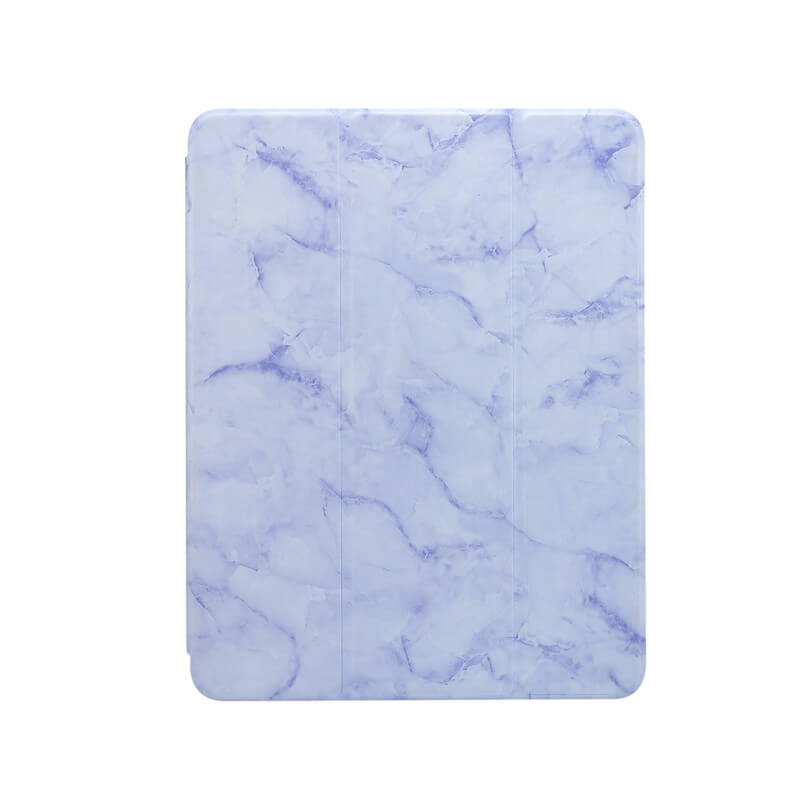 Fodral för iPad Pro 11 2018/2020/2021 med Sleep/ Wake-up Marmormönster lila