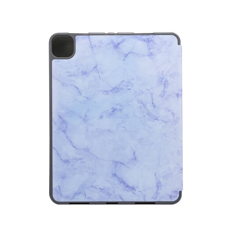 Fodral för iPad Pro 11 2018/2020/2021 med Sleep/ Wake-up Marmormönster lila