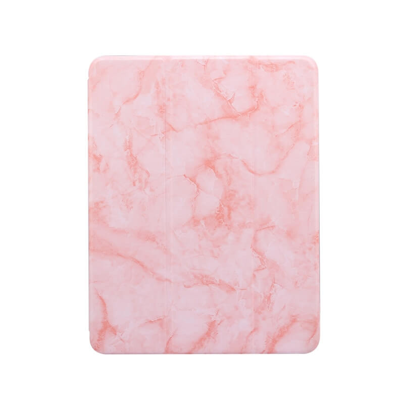 Fodral för iPad Pro 11 (2021) med Sleep/ Wake-up funktion Marmormönster rosa