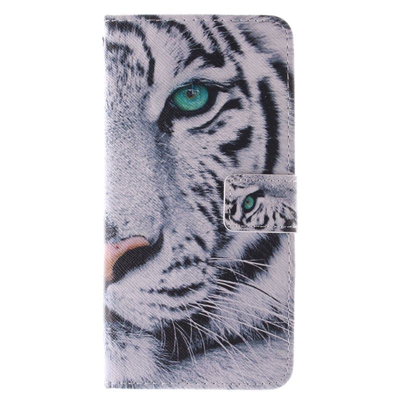  Plnboksfodral fr iPhone 6/6S - Tiger gr