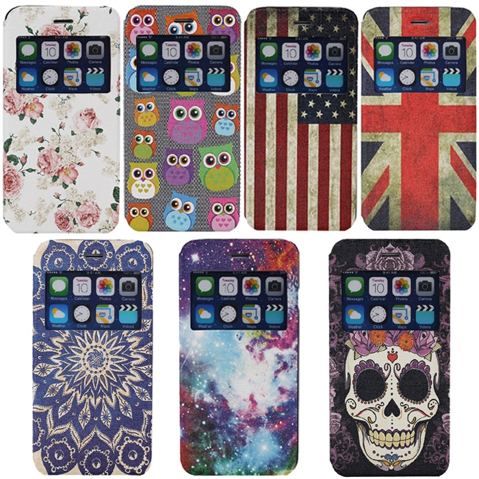  Fodral iPhone 6/6S USA:s flagga - Klockfunktion