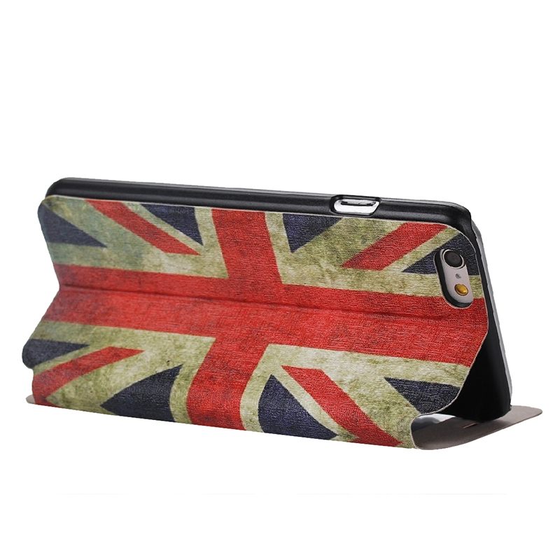  Fodral iPhone 6/6S Storbritanniens flagga - Klockfunktion