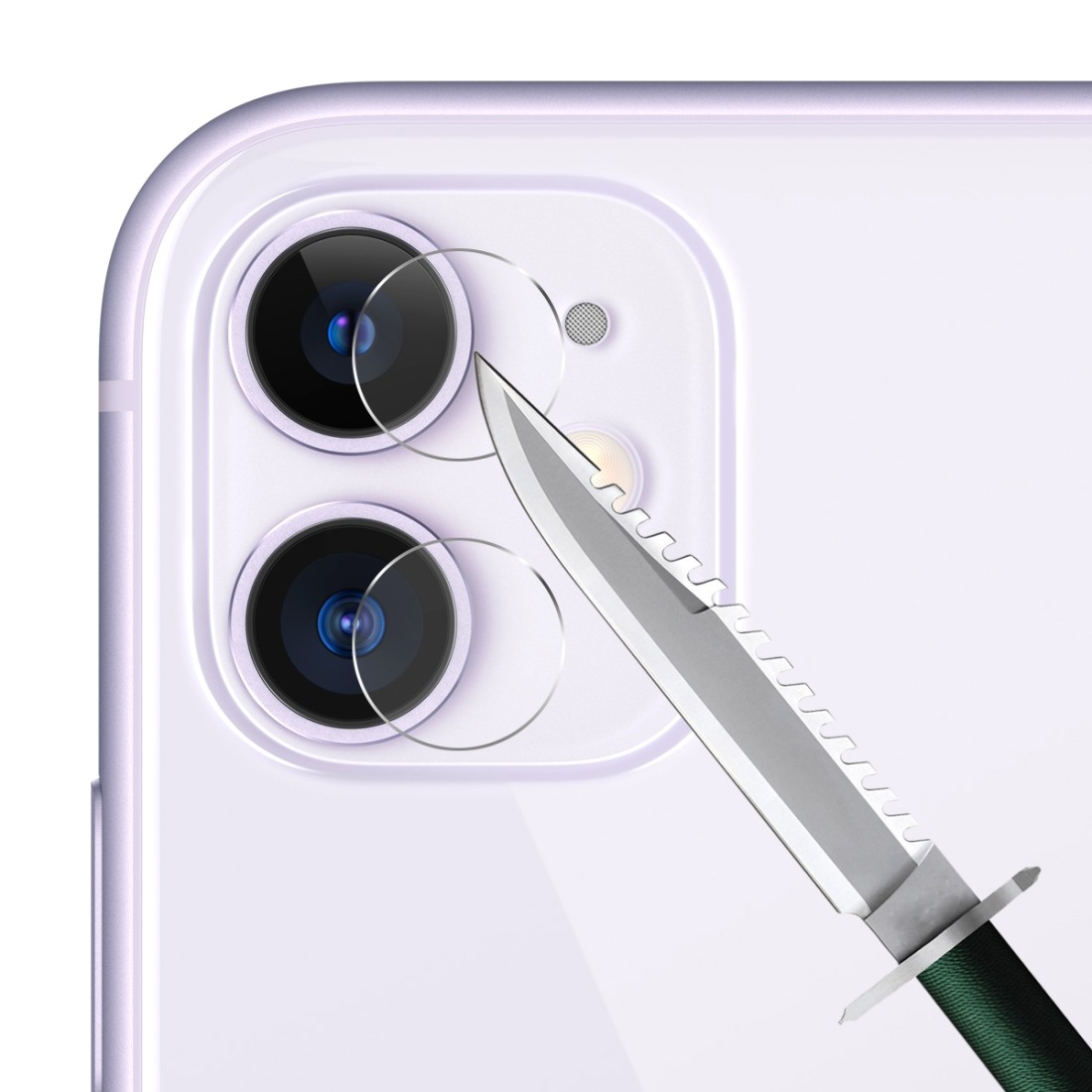 Enkay 2.15D Linsskydd 9H för iPhone 11 bakre Kameralins
