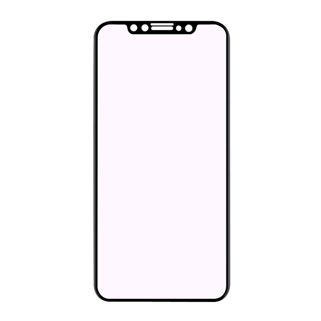 Displayskydd heltäckande för iPhone 11 Pro Max / XS Max av härdat glas