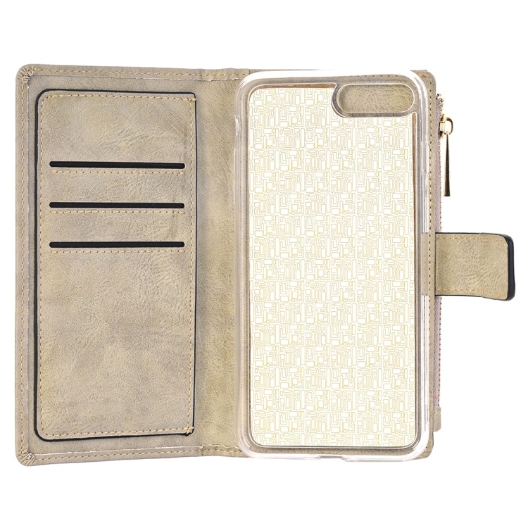 Plånboksfodral för iPhone 7/ 8 - Retrostyle med magnetskal PU-läder