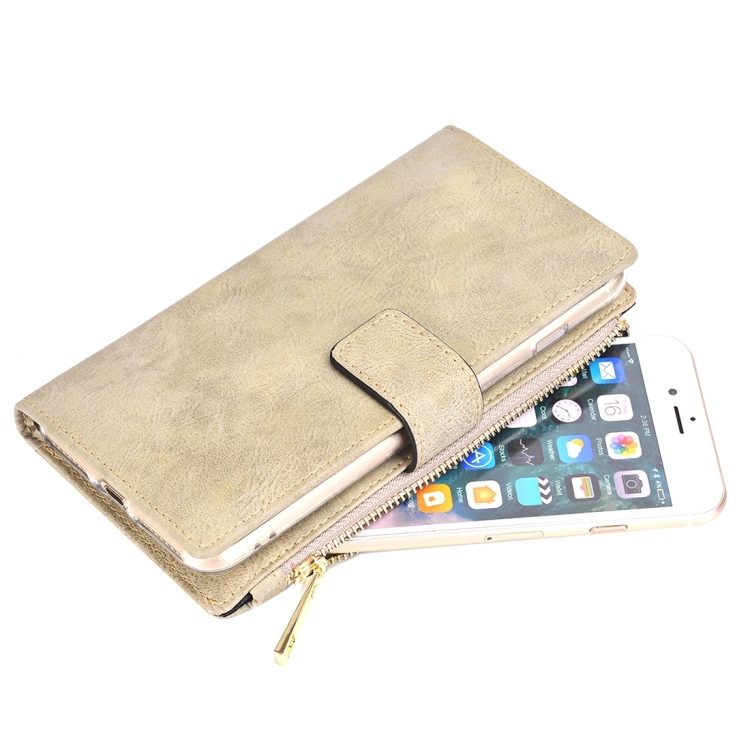 Plånboksfodral för iPhone 7/ 8 - Retrostyle med magnetskal PU-läder