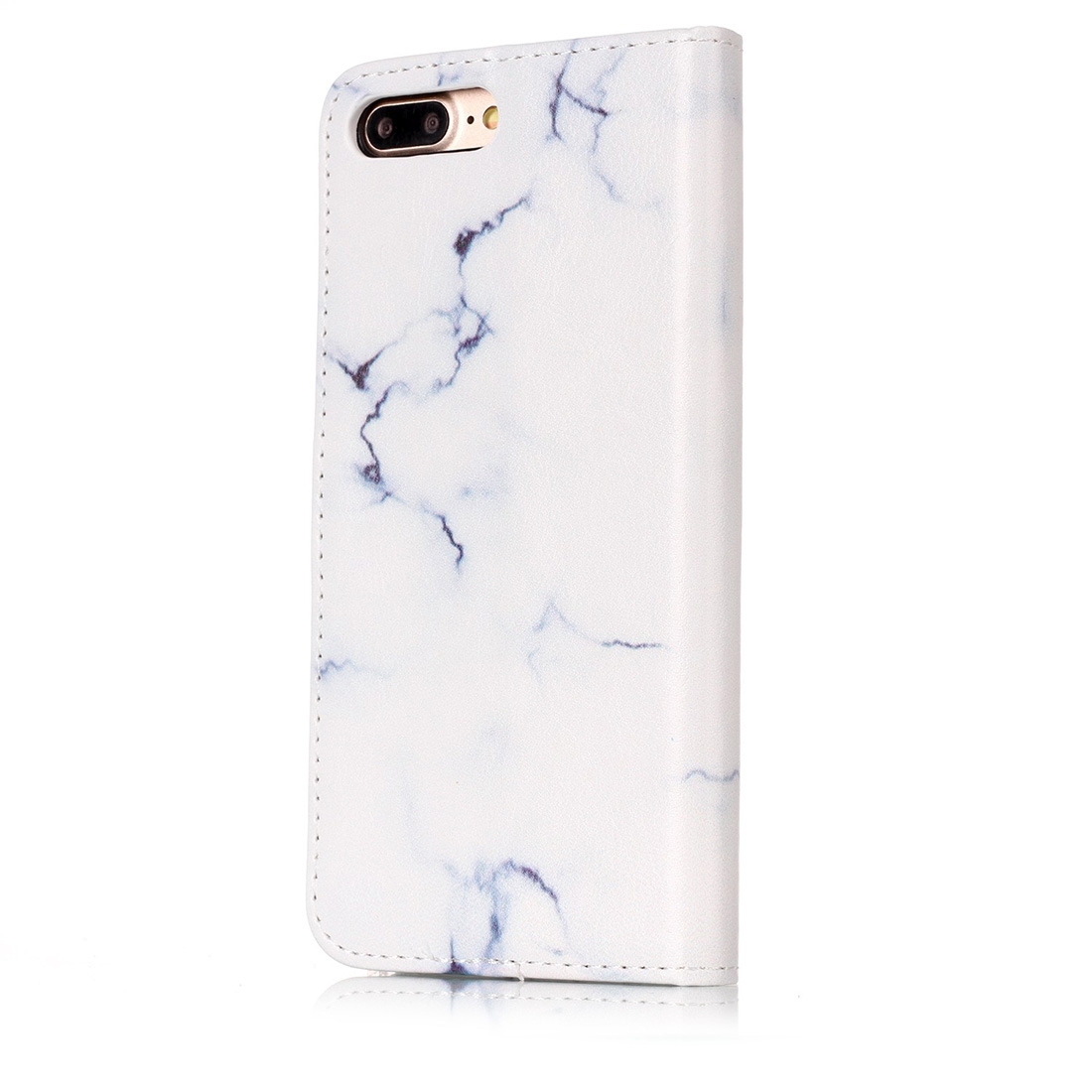 Plånboksfodral för iPhone 7 Plus & 8 Plus - Marmor vit