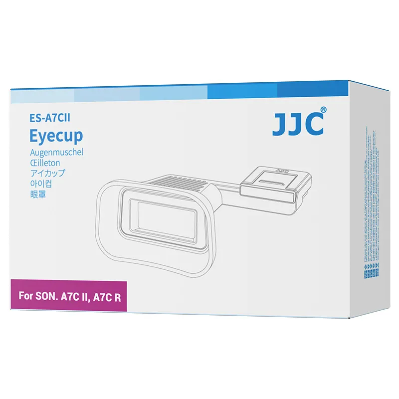  JJC Ögonmussla lång modell för Sony A7C II och A7CR från Kamda – snabb leverans och trygg e-handel