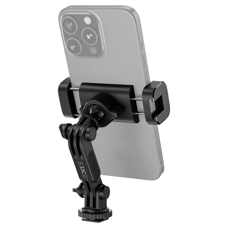  JJC PM-UN1 Mobilhållare med blixtskofäste för mobil & actionkamera från Kamda – snabb leverans och trygg e-handel