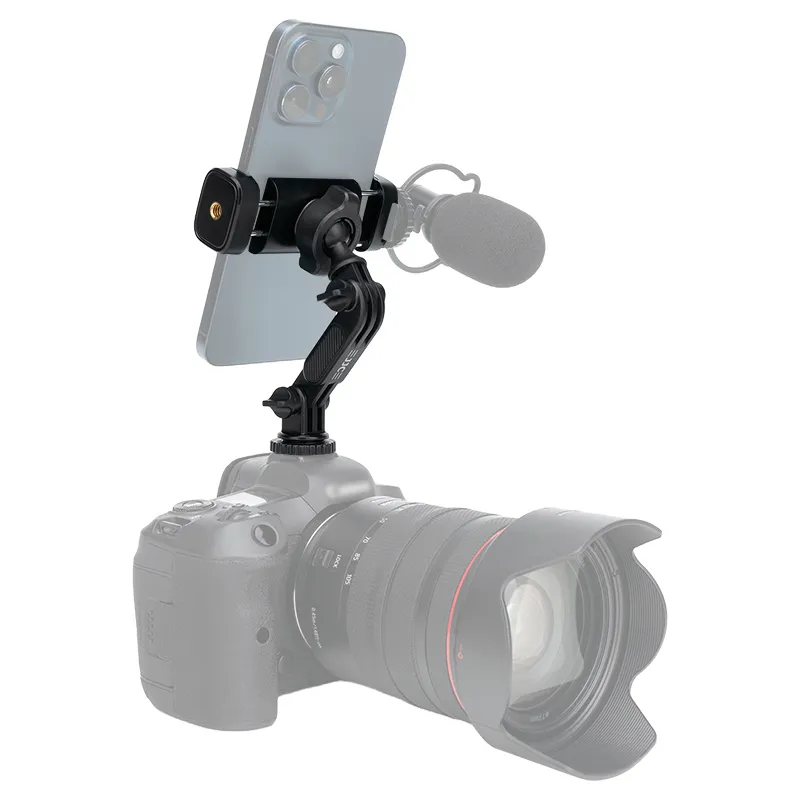  JJC PM-UN1 Mobilhållare med blixtskofäste för mobil & actionkamera från Kamda – snabb leverans och trygg e-handel