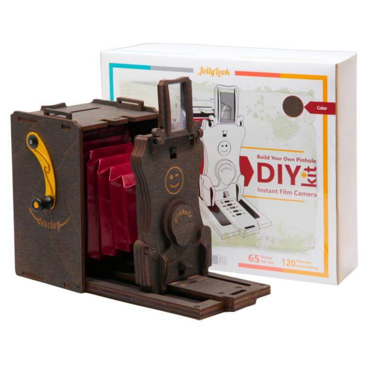  JollyLook Byggsats fr pinhole-kamera fr direktbildsfilm - DIY-kit