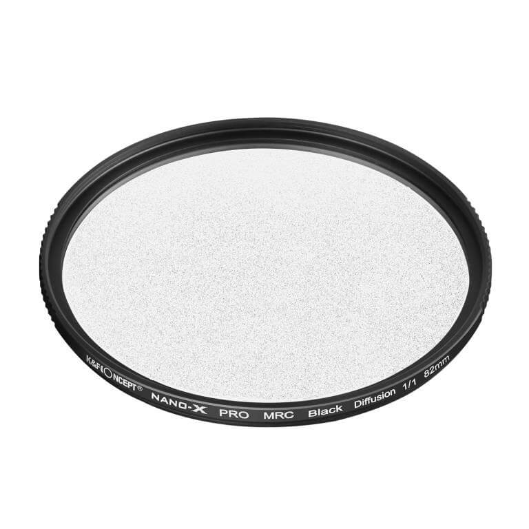 K&F Concept Filtro Black Mist Diffusion 1/8 77mm - Per Effetto Nebbia Sognante Su Ritratti E Video