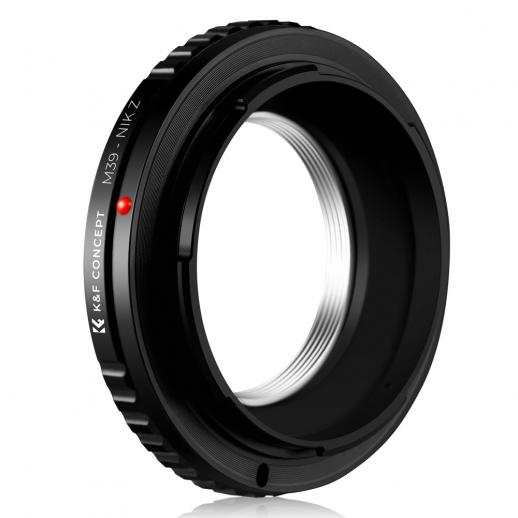 K&F Concept Objektivadapter till M39-objektiv för Nikon Z kamerahus från Kamda – snabb leverans och trygg e-handel