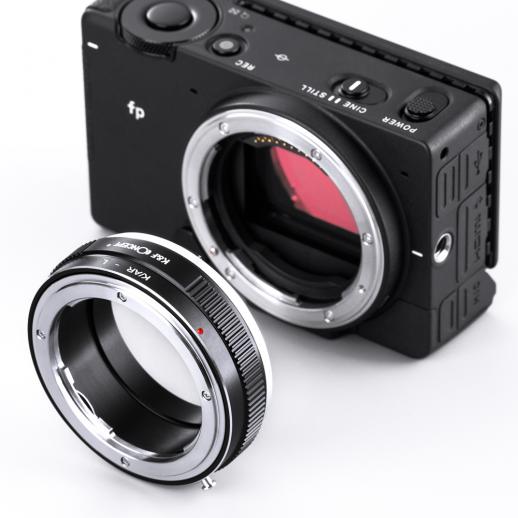  K&F Concept Objektivadapter till Konica AR objektiv för Leica L kamerahus