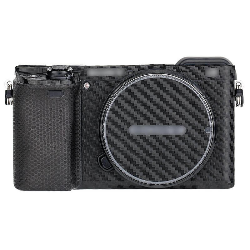 JJC Skin för Sony A6400/A6300 +18-50mm objektiv - Svart kolfiber