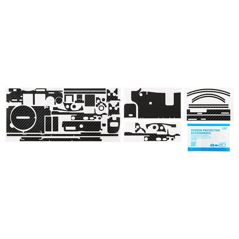 JJC Skin för Sony A6400/A6300 +18-50mm objektiv - Svart kolfiber