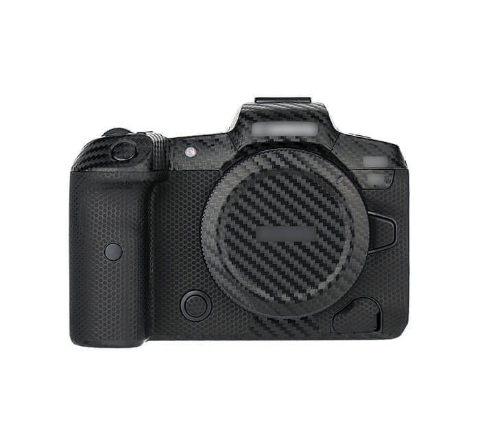  Kiwifotos Skin fr Canon EOS R5 - Svart kolfiber