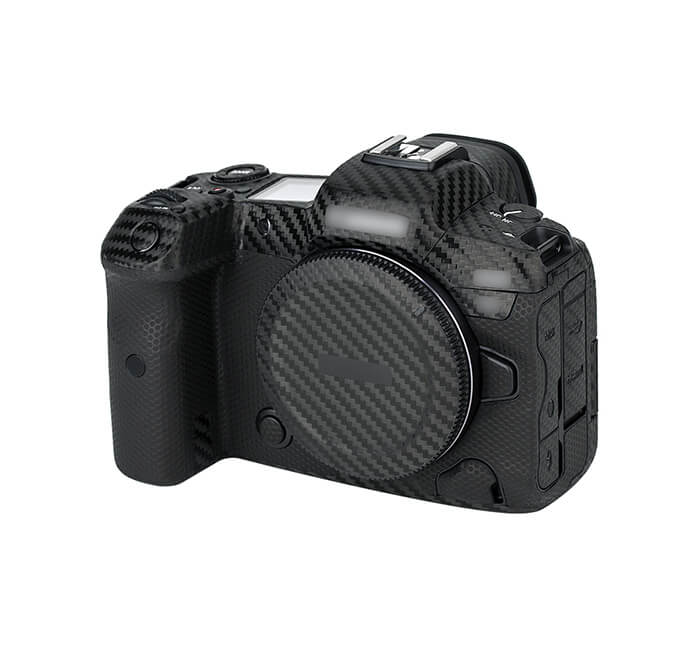  Kiwifotos Skin fr Canon EOS R5 - Svart kolfiber