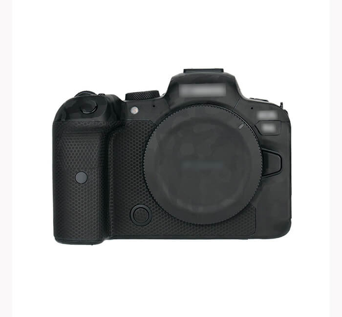  Kiwifotos Skin fr Canon EOS R6 - Svart kamoflage