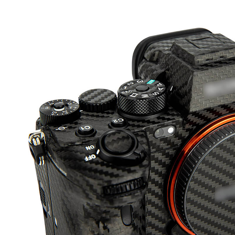  Kiwifotos Skin fr Sony A1 - Svart kolfiber