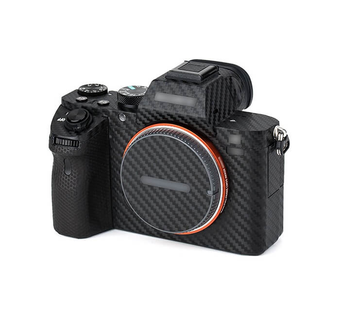  Kiwifotos Skin fr Sony a7 II, a7S II, a7R II - Svart kolfiber