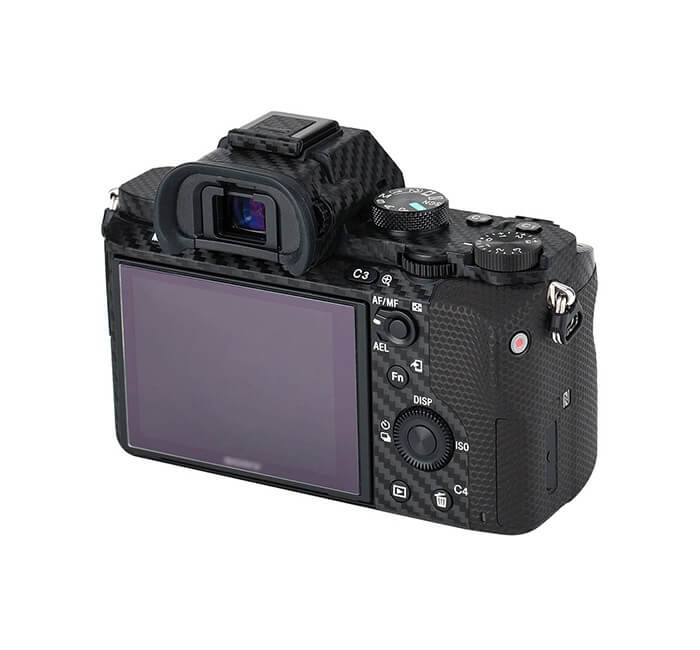  Kiwifotos Skin fr Sony a7 II, a7S II, a7R II - Svart kolfiber