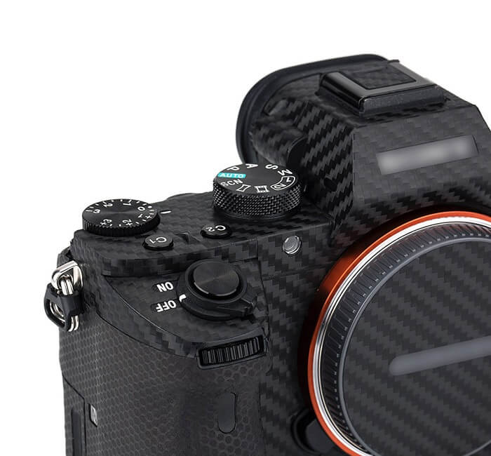  Kiwifotos Skin fr Sony a7 II, a7S II, a7R II - Svart kolfiber