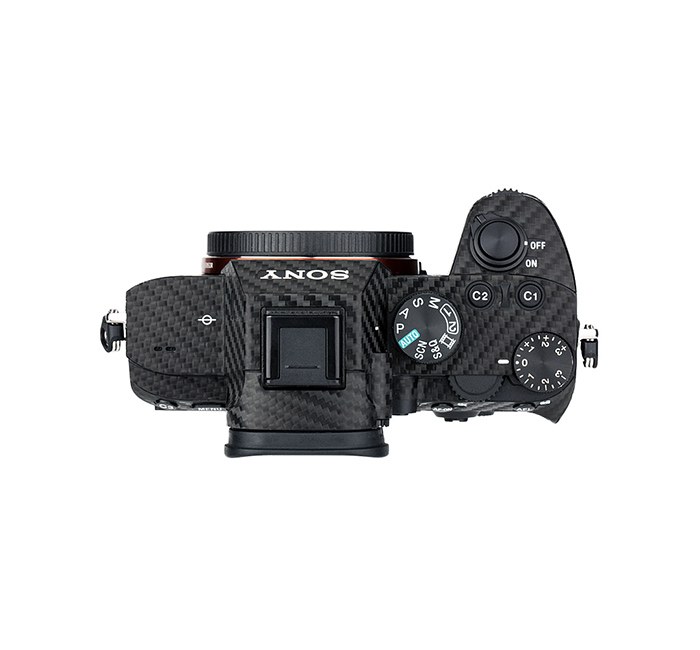  Kiwifotos Skin fr Sony a7 III / a7R III - Svart kolfiberfilm