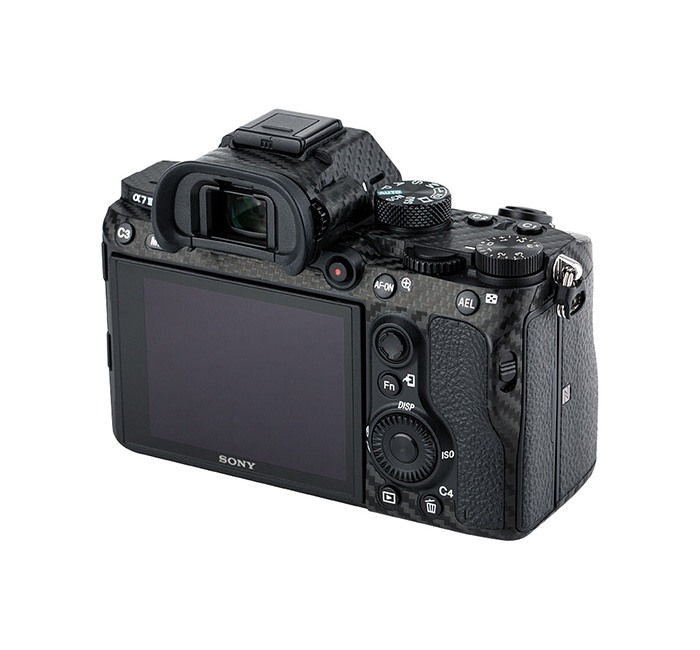  Kiwifotos Skin fr Sony a7 III / a7R III - Svart kolfiberfilm