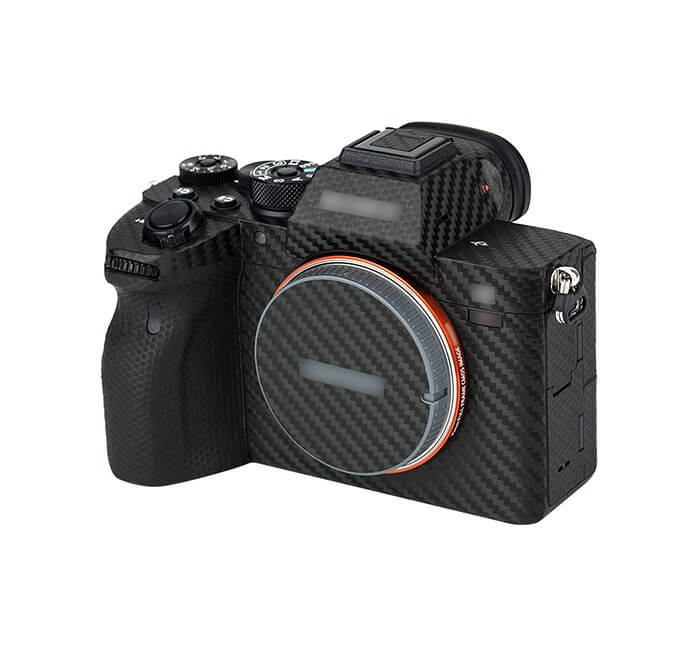  Kiwifotos Skin fr Sony a7R IV - Svart kolfiberfilm