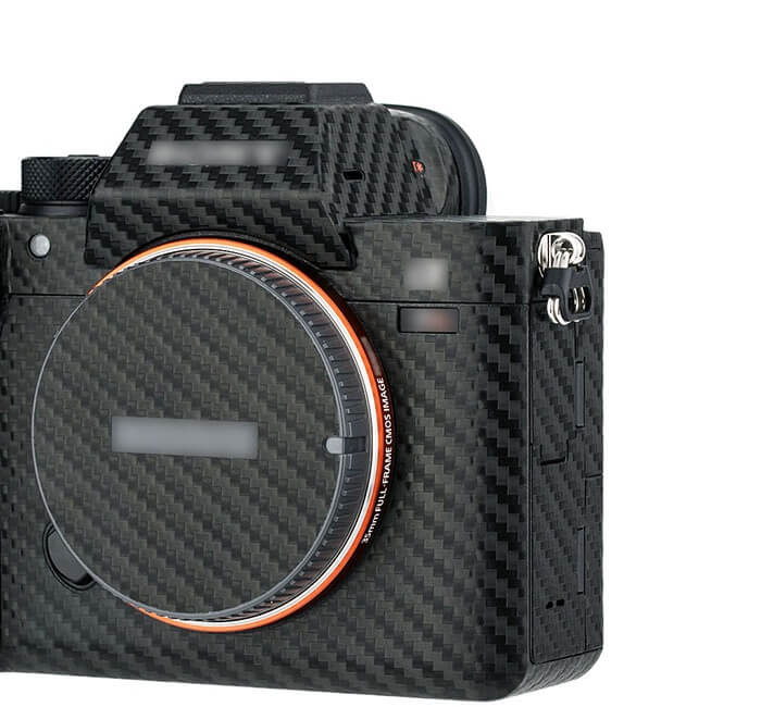  Kiwifotos Skin fr Sony a7R IV - Svart kolfiberfilm